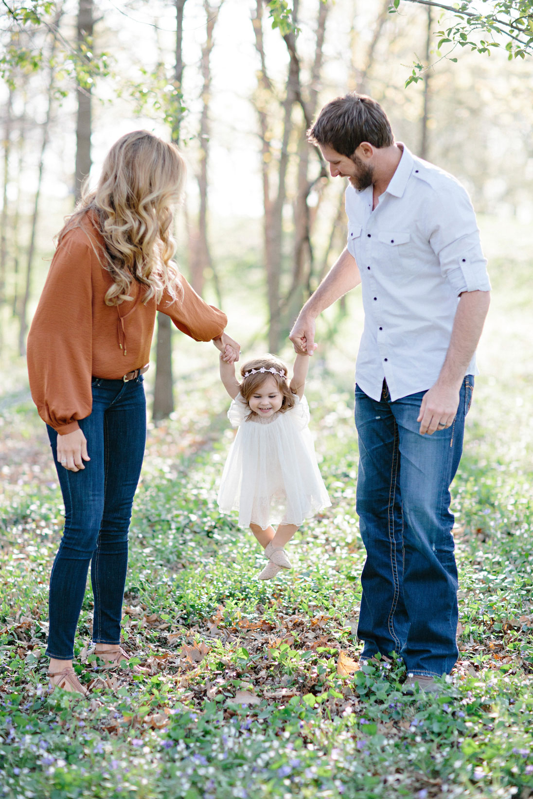 Adorable Family Portraits in the Park