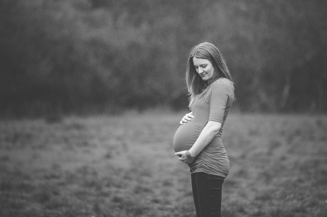A Rainy Day Family Maternity Session