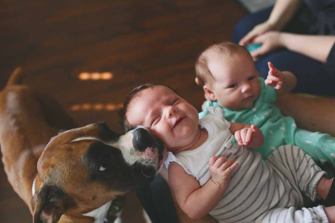Sweet At-Home Twin Newborn Session