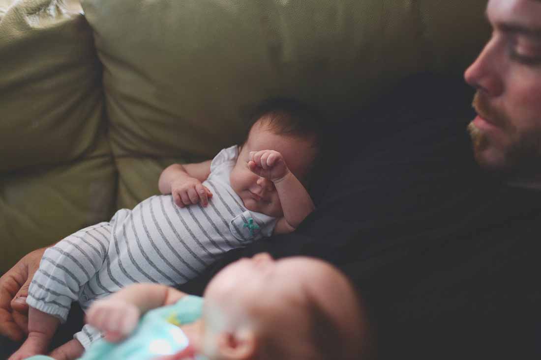 Sweet At-Home Twin Newborn Session