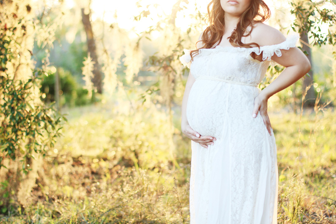Sunset Family Maternity Session in Orlando, Florida