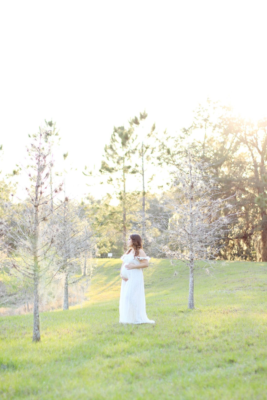 Sunset Family Maternity Session in Orlando, Florida