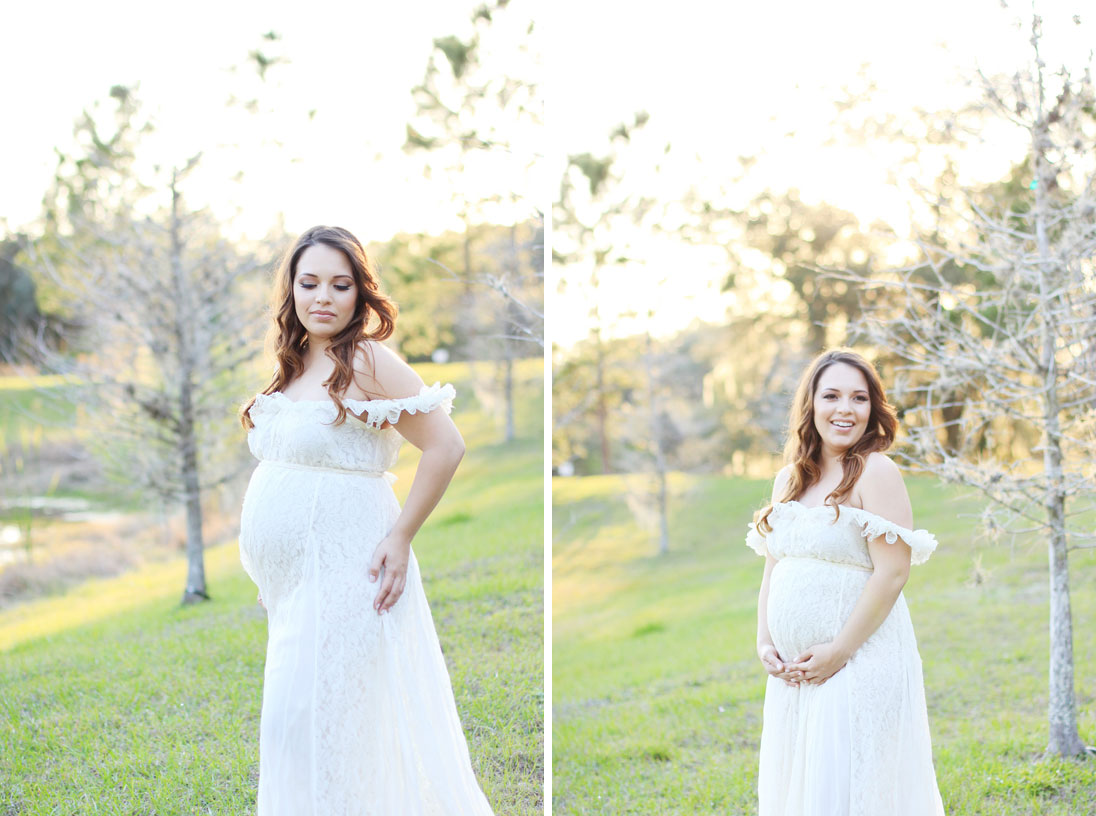 Sunset Family Maternity Session in Orlando, Florida