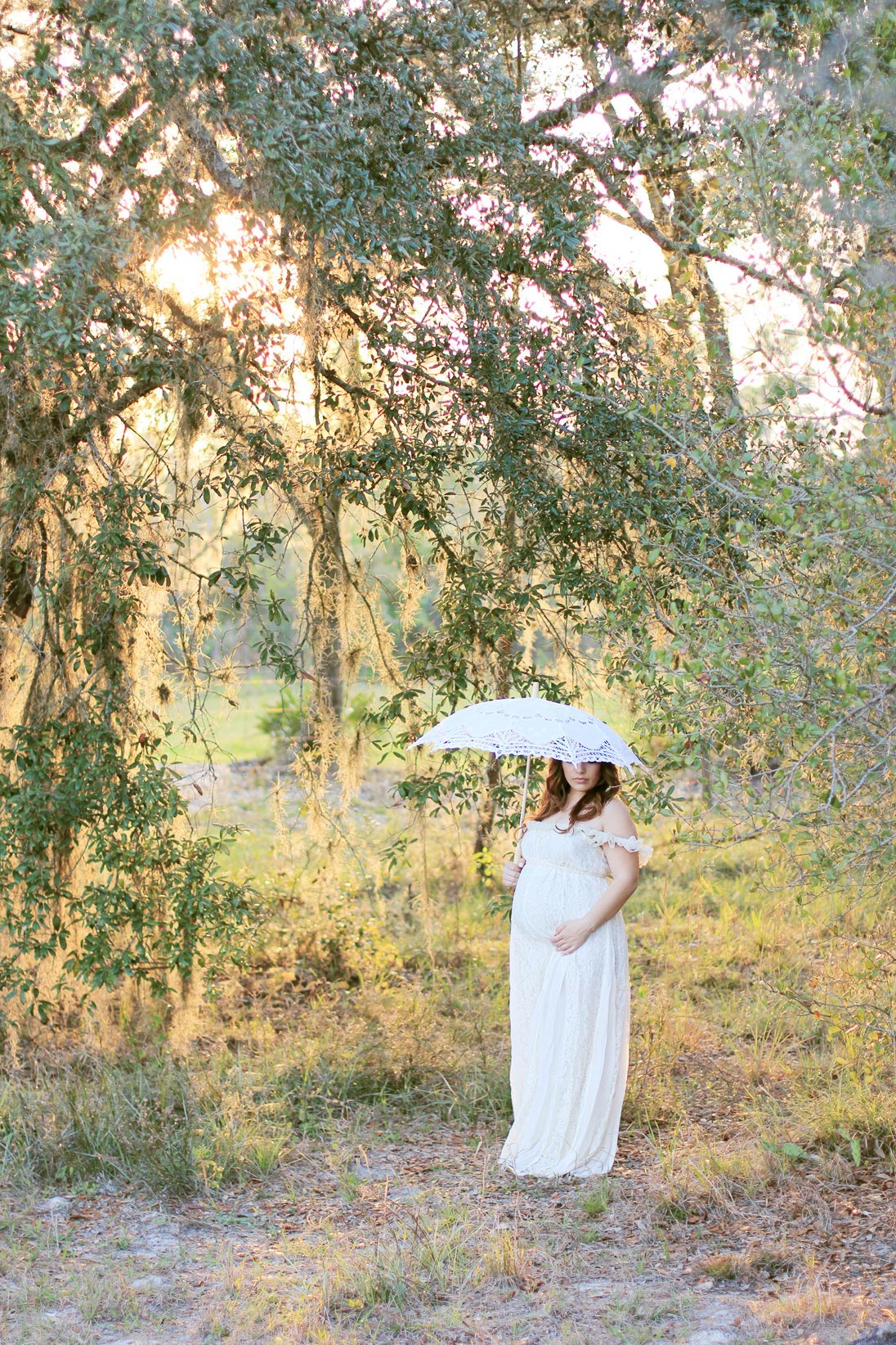 Sunset Family Maternity Session in Orlando, Florida