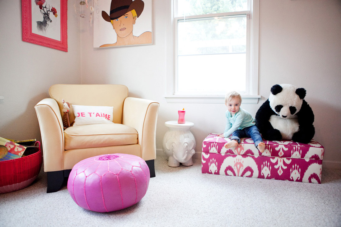 Little Coco and Her Colorful, Eclectic Room