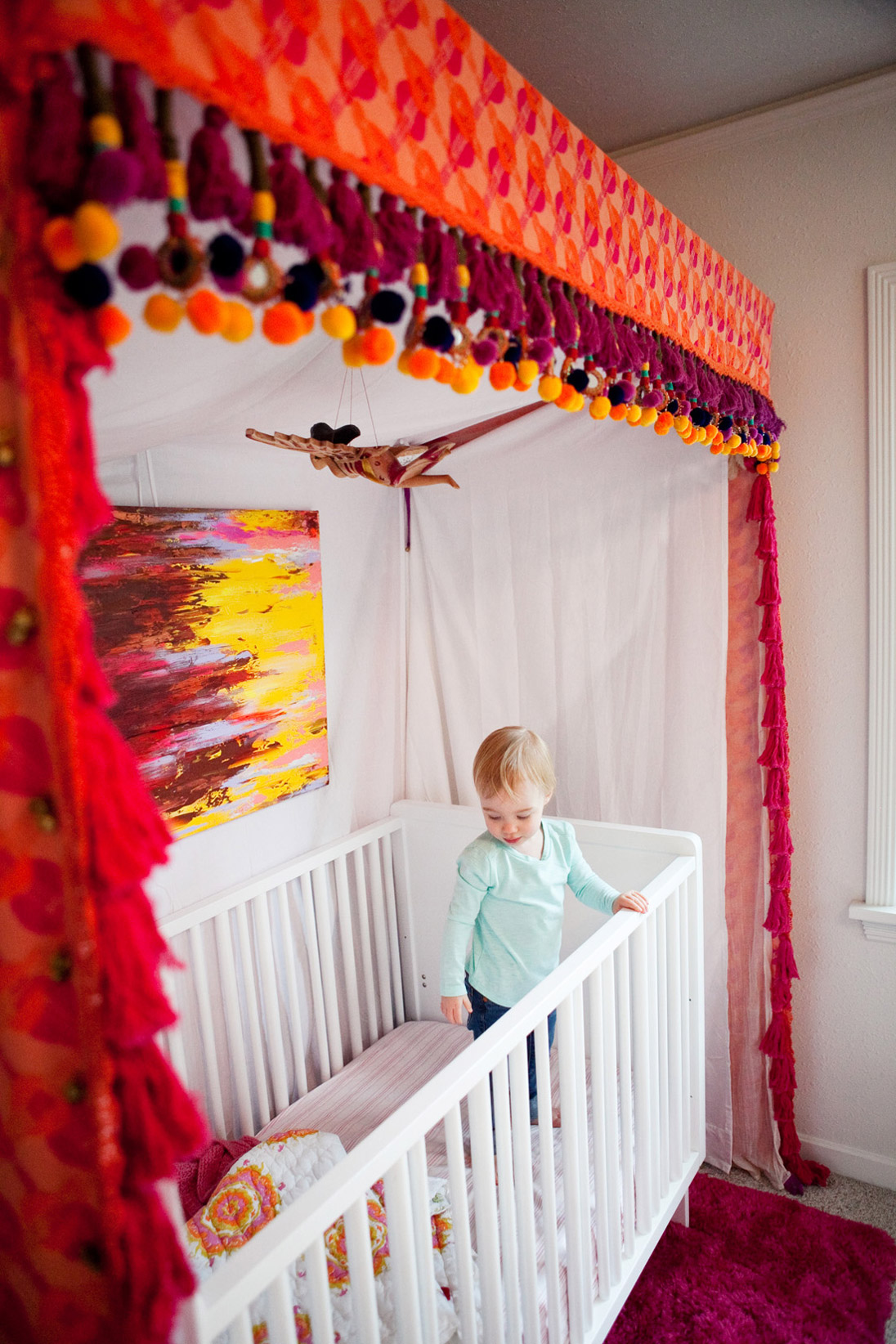Little Coco and Her Colorful, Eclectic Room