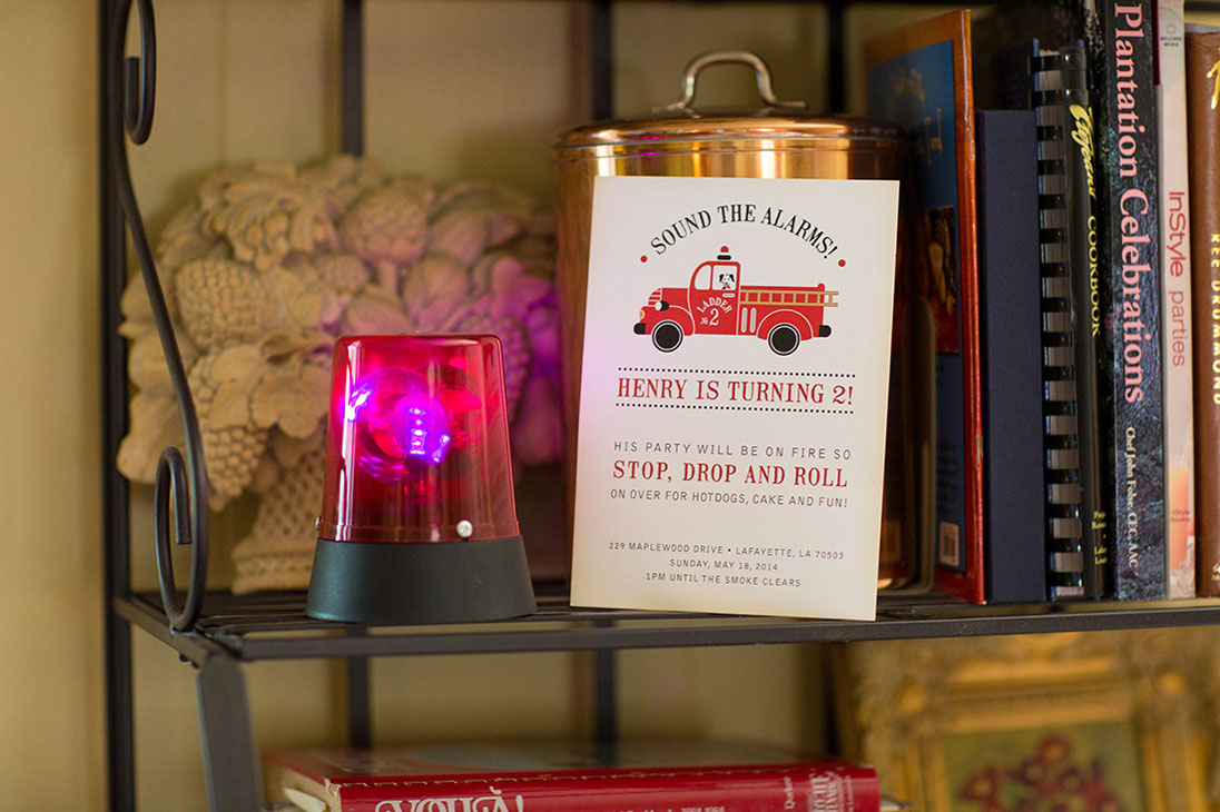 Fireman Themed 2nd Birthday Party