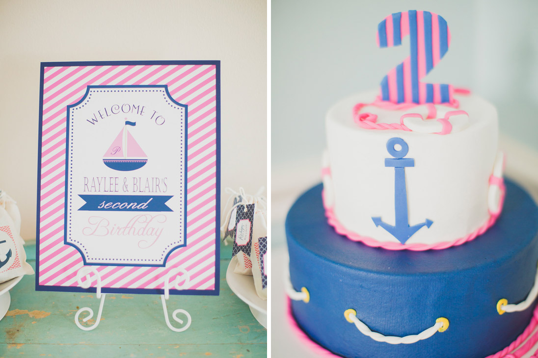 A Nautical Themed Birthday Party for Twins