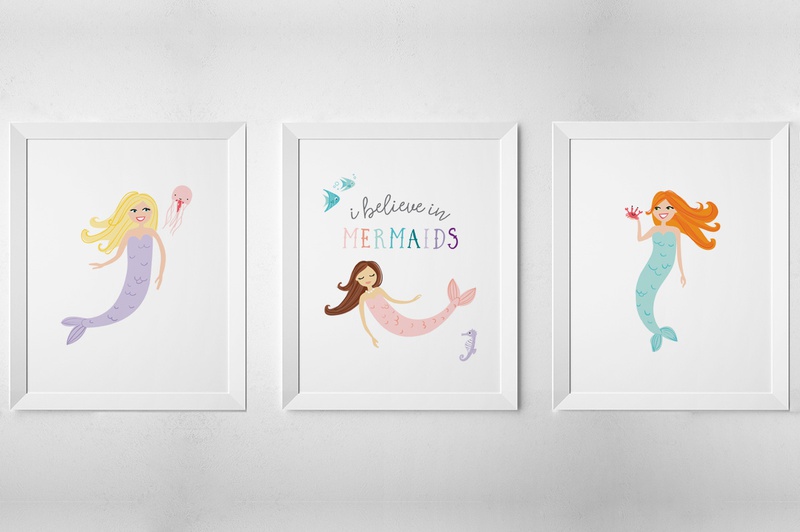 Mermaid Art Prints