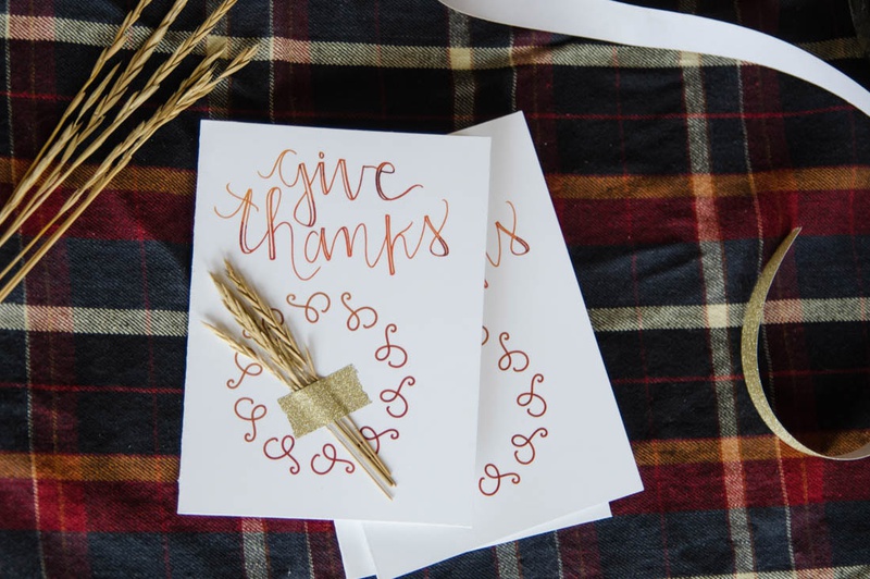 Thanksgiving Card and Activity