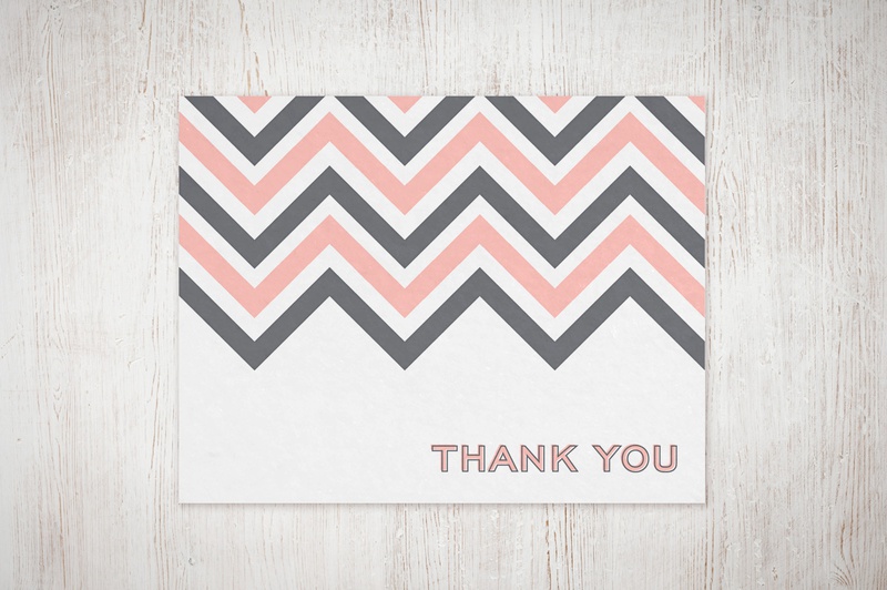 Chevron Thank You Card