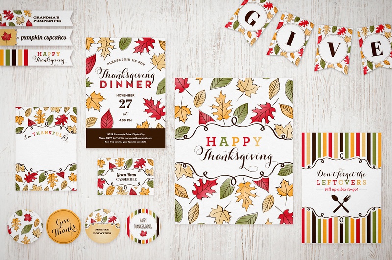 Fall Leaves Thanksgiving Dinner Suite