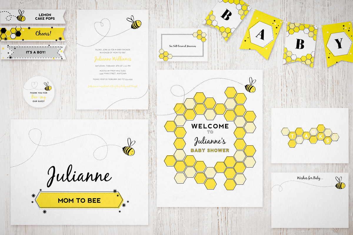 Bumble Bee Party Suite